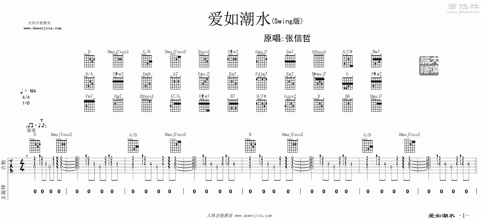 爱如潮水(Swing版)吉他谱(图片谱,大伟吉他,弹唱,教学)_张信哲_M-99_爱如潮水（二胖版）_页面_1.gif