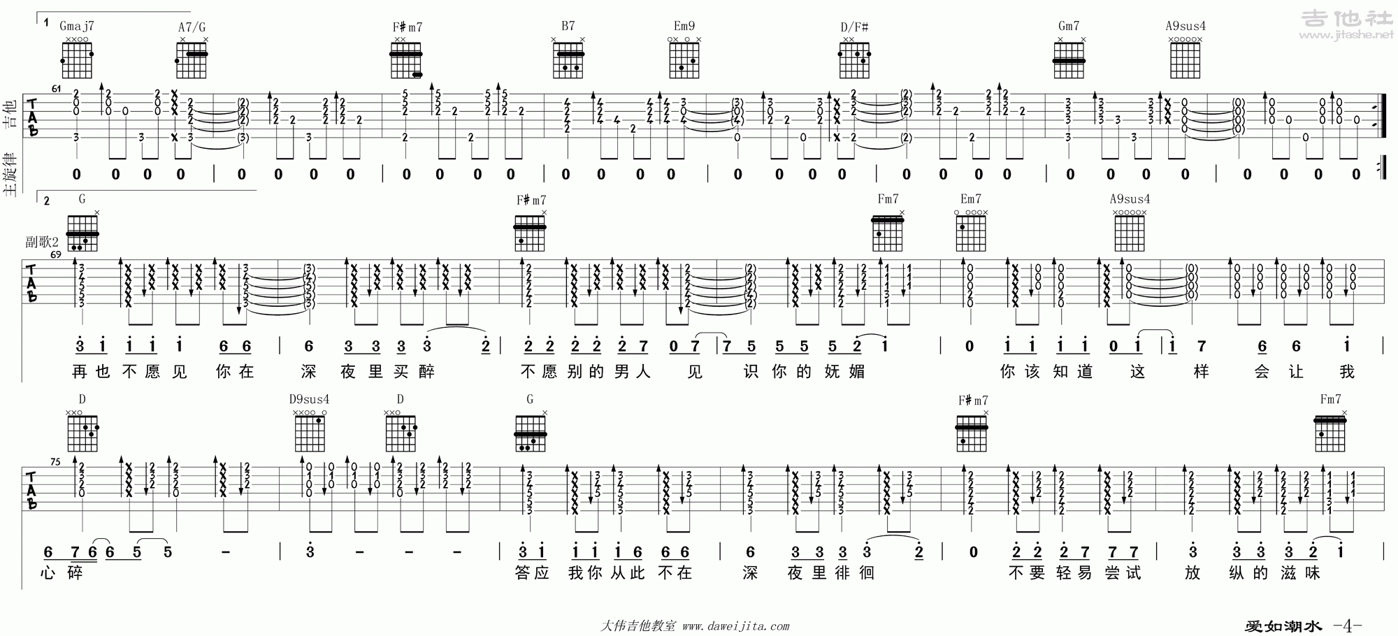 爱如潮水(Swing版)吉他谱(图片谱,大伟吉他,弹唱,教学)_张信哲_M-99_爱如潮水（二胖版）_页面_4.gif